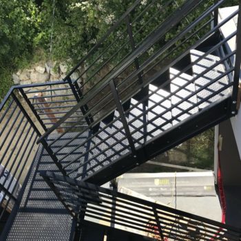 Custom-iron-works-Bellevue Wa  metal staircase