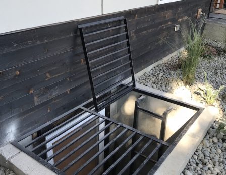 Custom build window well covers Seattle WA