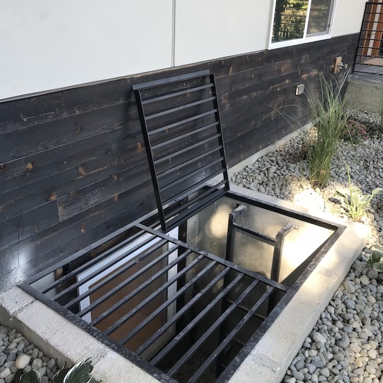 Custom build window well covers Seattle WA