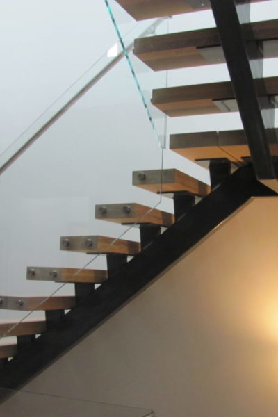 central stringer stairs-custom iron works