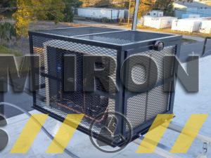 Utility and AC Security Cage - Custom iRon works AC Security Cage