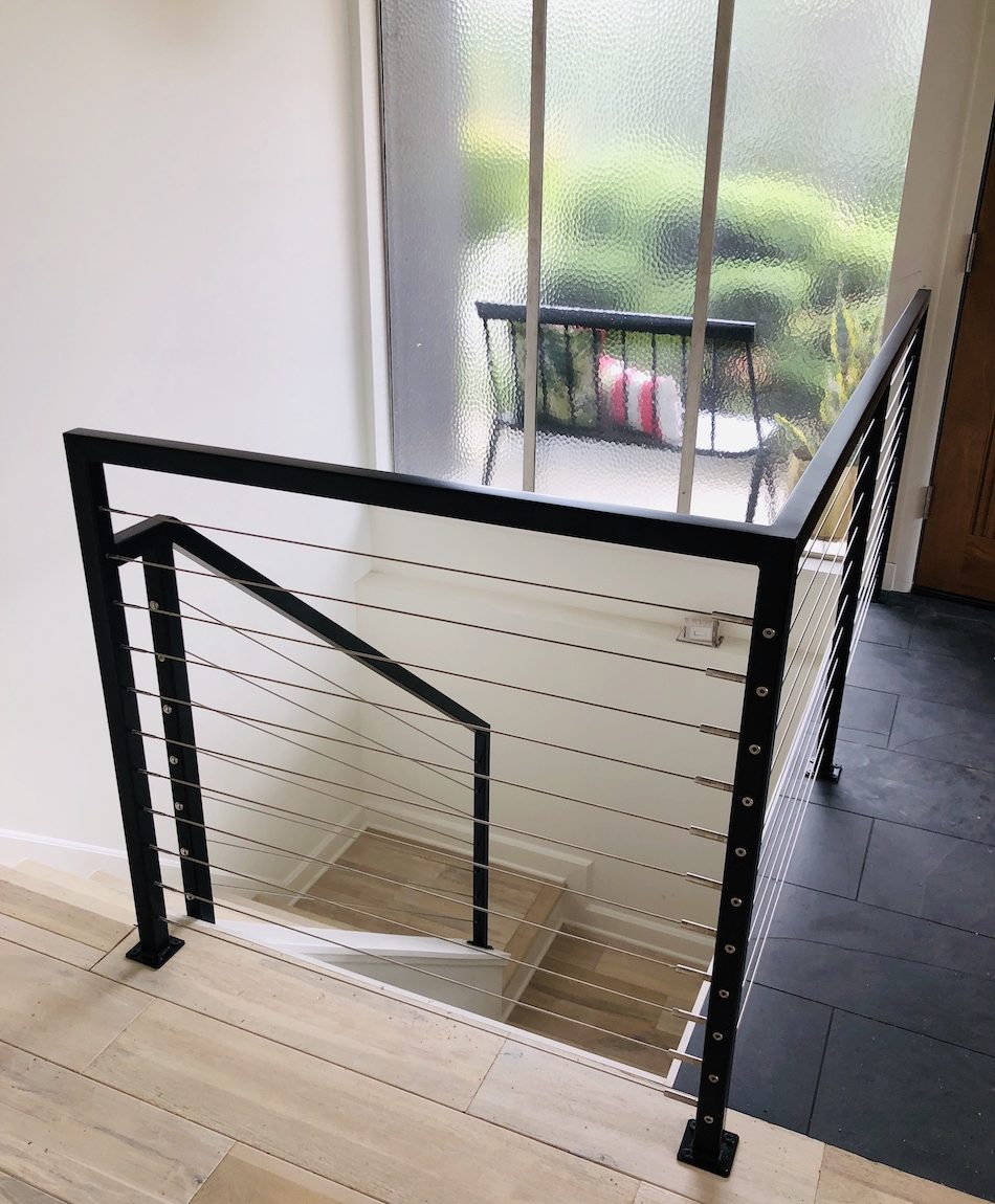 Cable Railing -  Custom iron works 253-245-3756