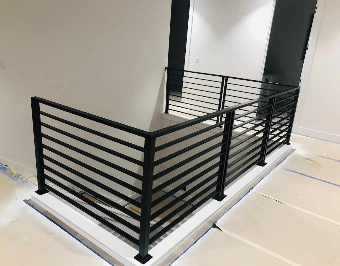 Custom metal railing in Puyallup, Wa