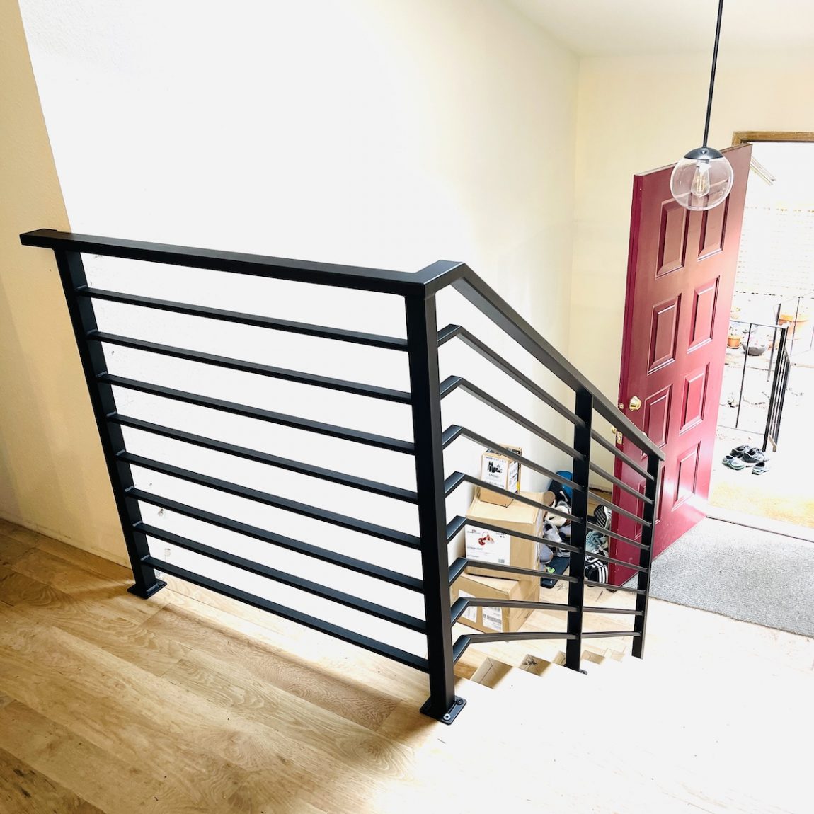 Custom metal railing - Gig Harbor, WA