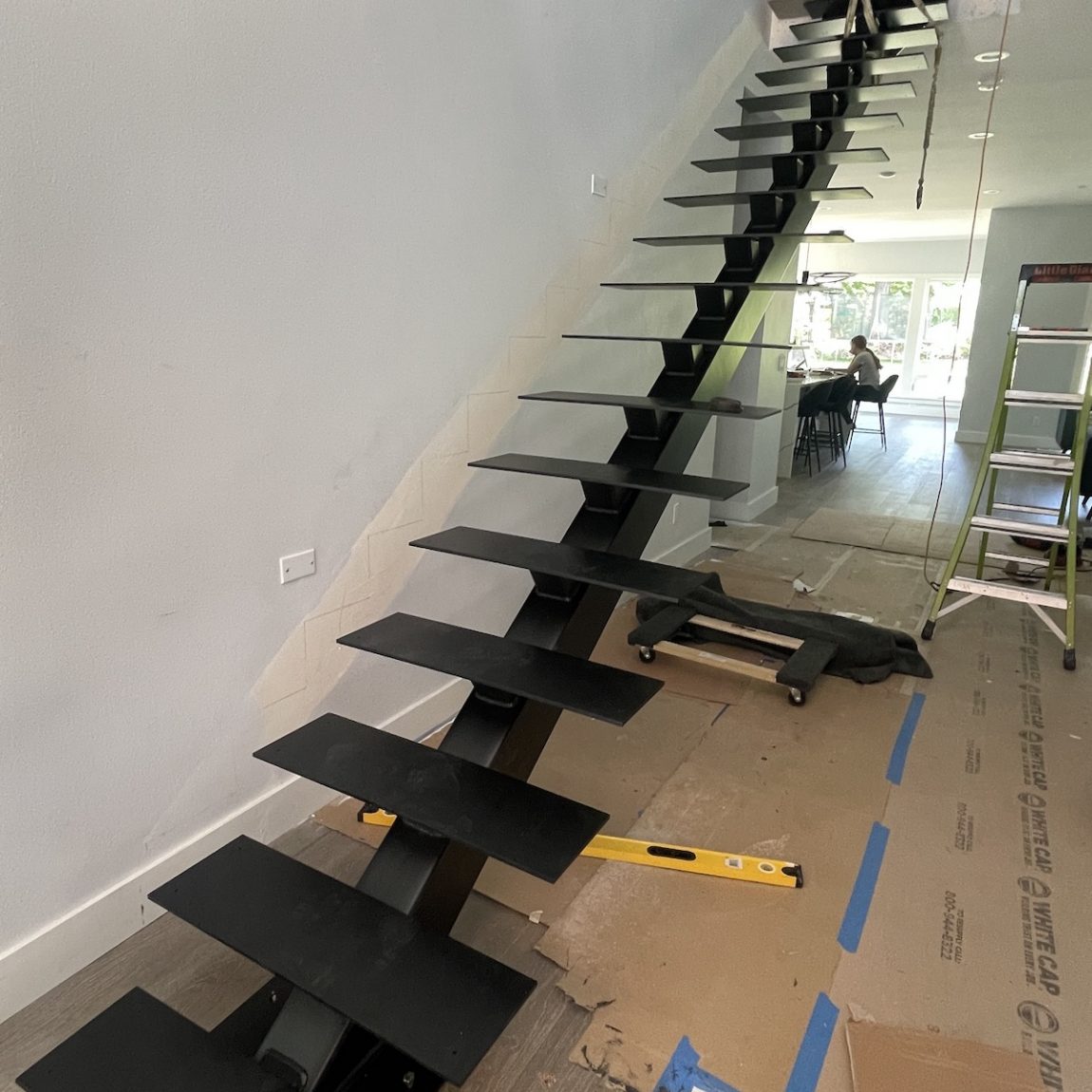 Custom floating stairs  

253-245-3756  - Custom iron works